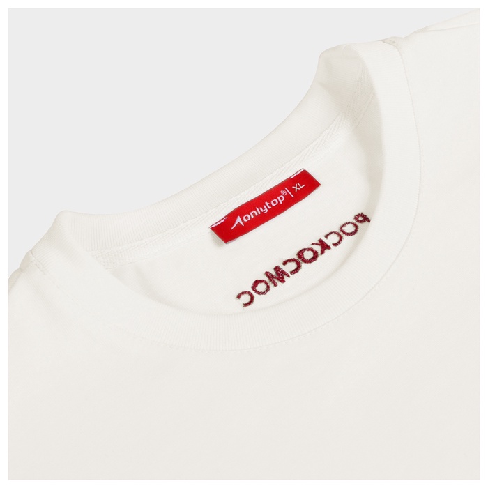 Футболка РОСКОСМОС х ONLYTOP, р. XL, белая