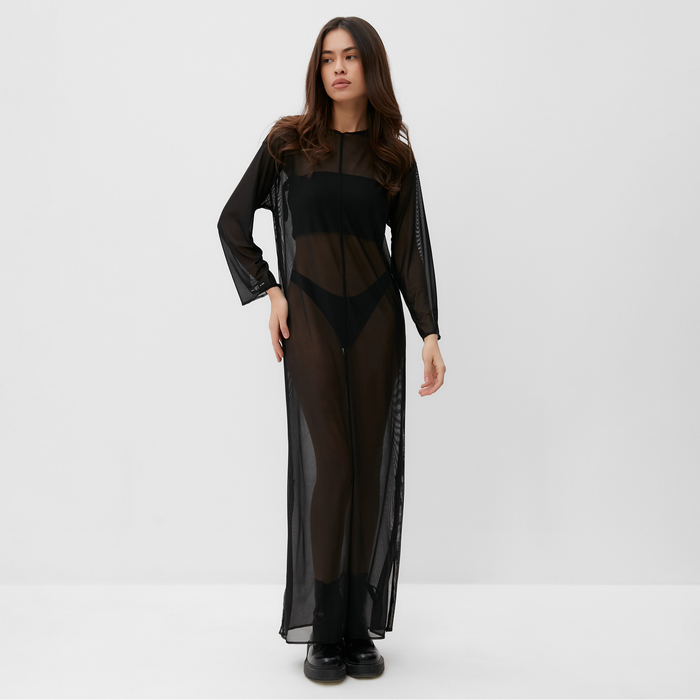 Платье-сетка женское MIST, размер L-XL, цвет чёрный