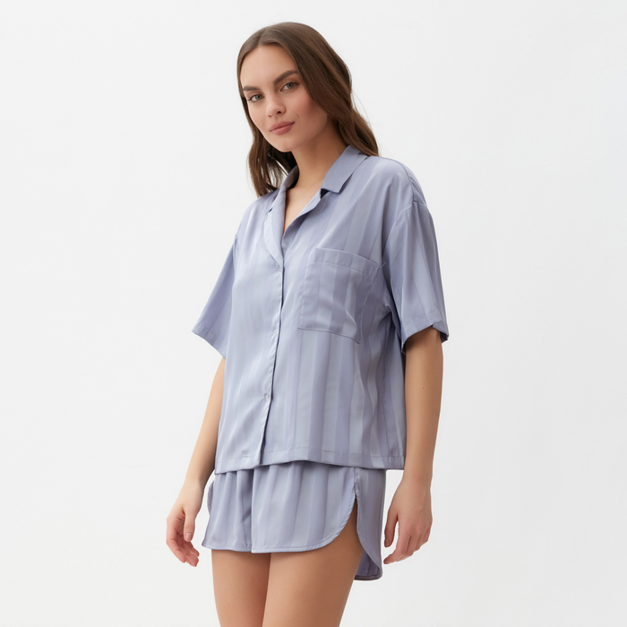 Пижама женская (рубашка и шорты) KAFTAN SILK