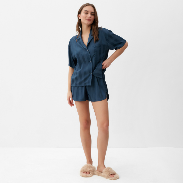 Пижама женская (рубашка и шорты) KAFTAN SILK