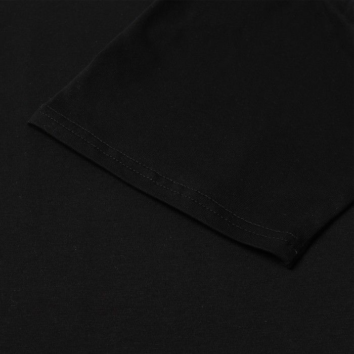 Футболка женская с кулиской MINAKU REGULAR FIT: цвет чёрный, р-р 52