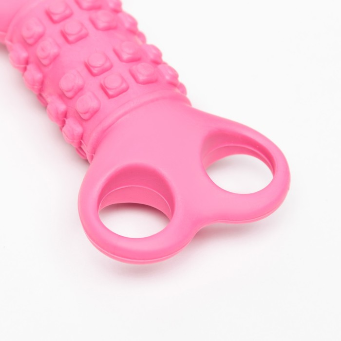 Игрушка жевательная «Лучше всех!», TPR, 12 см, розовая