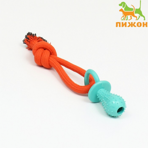 Игрушка жевательная с канатом 