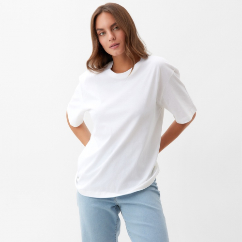 Футболка женская KAFTAN: Basic line цв. белый, р-р 40-42