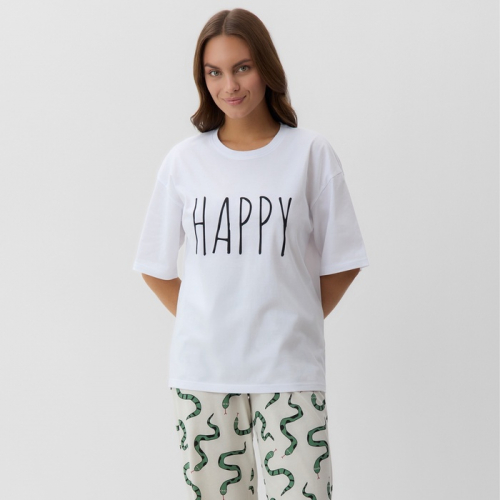 Пижама новогодняя женская (футболка и брюки) KAFTAN 