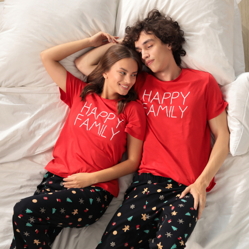 Пижама женская KAFTAN Happy family размер 48-50