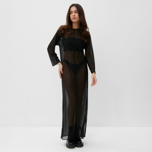 Платье-сетка женское MIST, размер L-XL, цвет чёрный