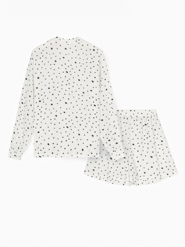 Пижама (шорты, жакет) KAFTAN, белый, размер 40-42