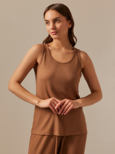 Майка женская домашняя SL HOME р. XL, кофейный