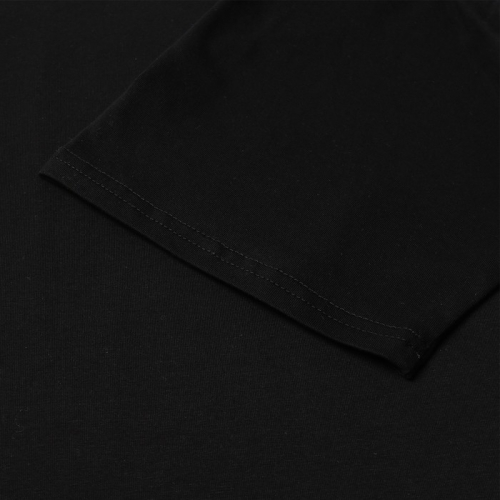 Футболка женская с кулиской MINAKU REGULAR FIT: цвет чёрный, р-р 48