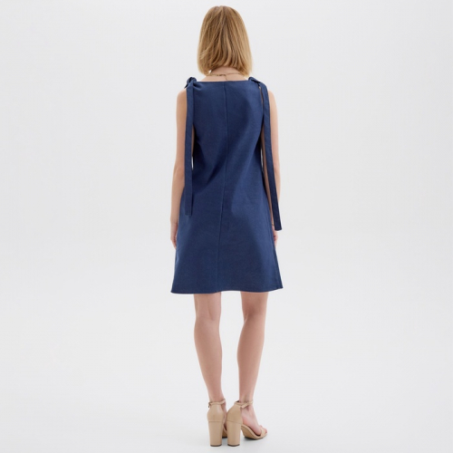 Платье женское MINAKU: Jeans Collection цвет синий, р-р 44