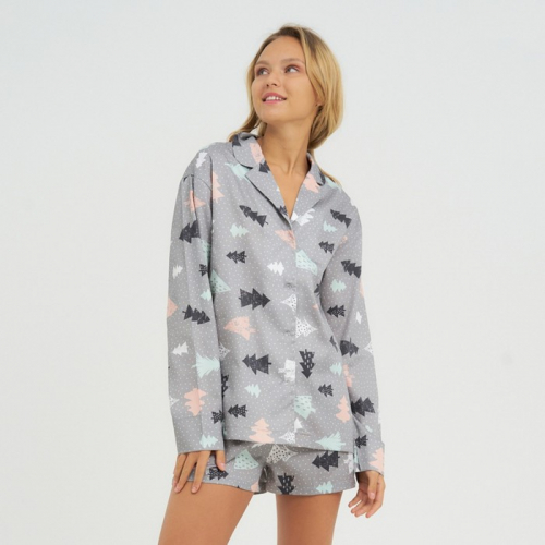 Пижама (рубашка, шорты) женская KAFTAN 