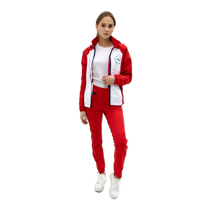 Брюки спортивные ONLYTOP унисекс, р. 58, цвет красный