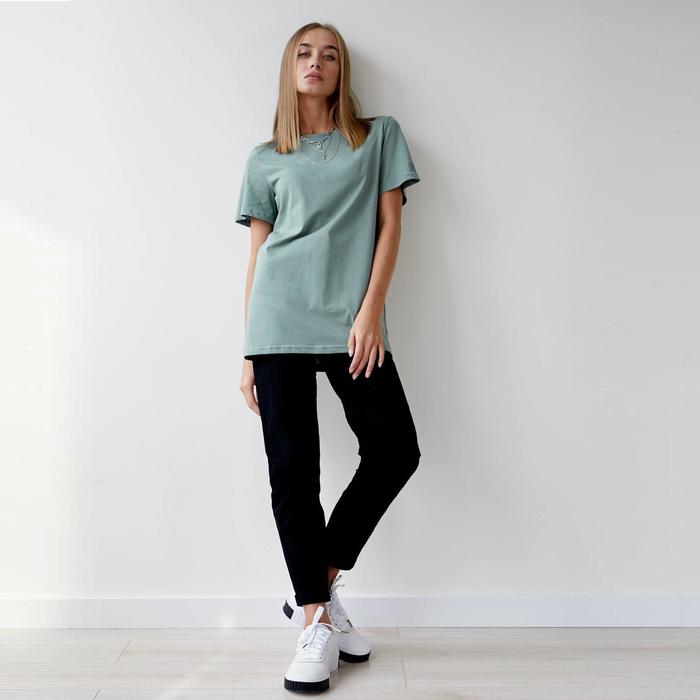 Футболка MIST basic, 40-42, серо-зеленый