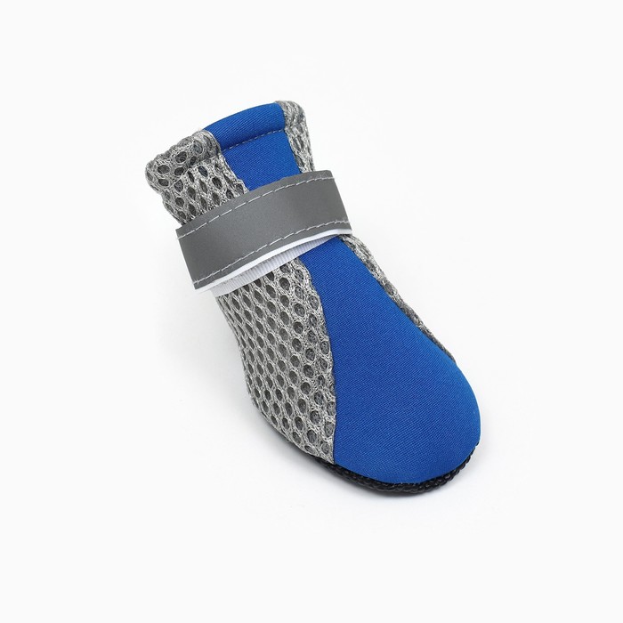 Ботинки для собак «Комфорт +», размер L (5.3×4 см), синие