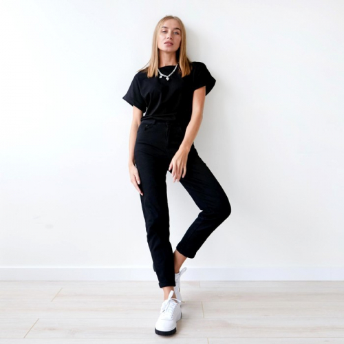 Футболка MIST basic, 40-42, чёрный