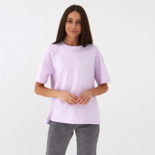 Футболка женская MIST basic, S-M, лиловый