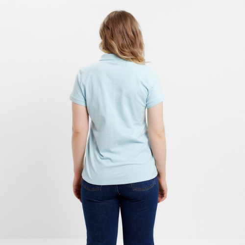 Футболка (поло) женская MINAKU REGULAR FIT: цвет голубой, р-р 50