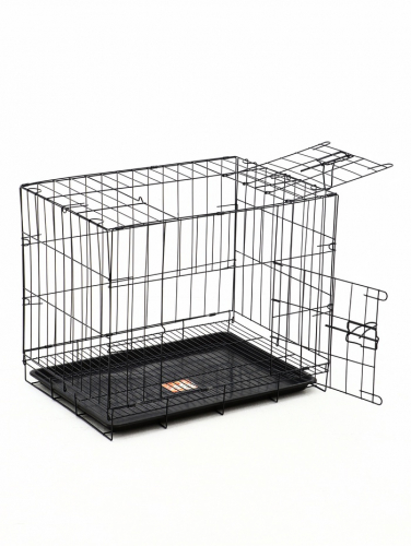 Клетка для собак 61 х 42 х 50 см, чёрная