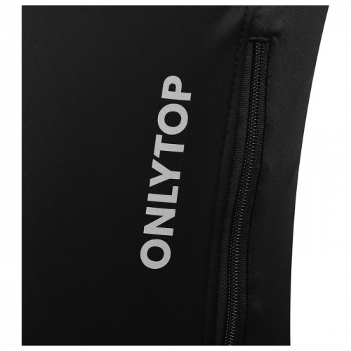 Брюки спортивные ONLYTOP унисекс, р. 56, цвет чёрный