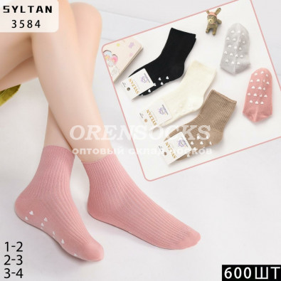 НОСКИ ДЕТСКИЕ НА ДЕВОЧКУ ХЛОПОК АССОРТИ SYLTAN 3584
