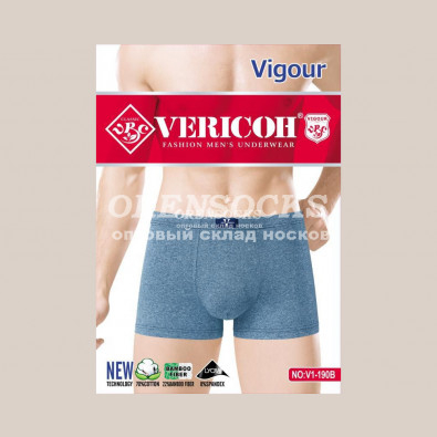 VERICOH МУЖСКИЕ ТРУСЫ БОКСЕРЫ ХЛОПОК 80%, В УПАКОВКЕ 8 ШТ. РАЗМЕРЫ 52,54,56 ПО 2 ШТ. НА КАЖДЫЙ РАЗМЕР АССОРТИ ОТЛИЧНОГО КАЧЕСТВА 190BT