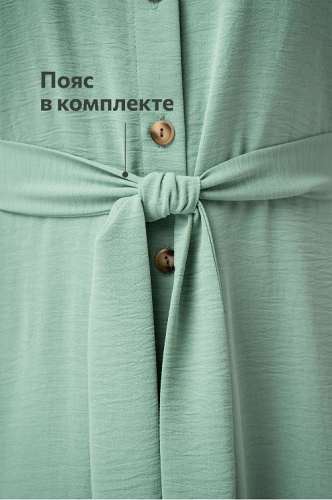 Женское платье-рубашка из ткани-жатка Happyfox