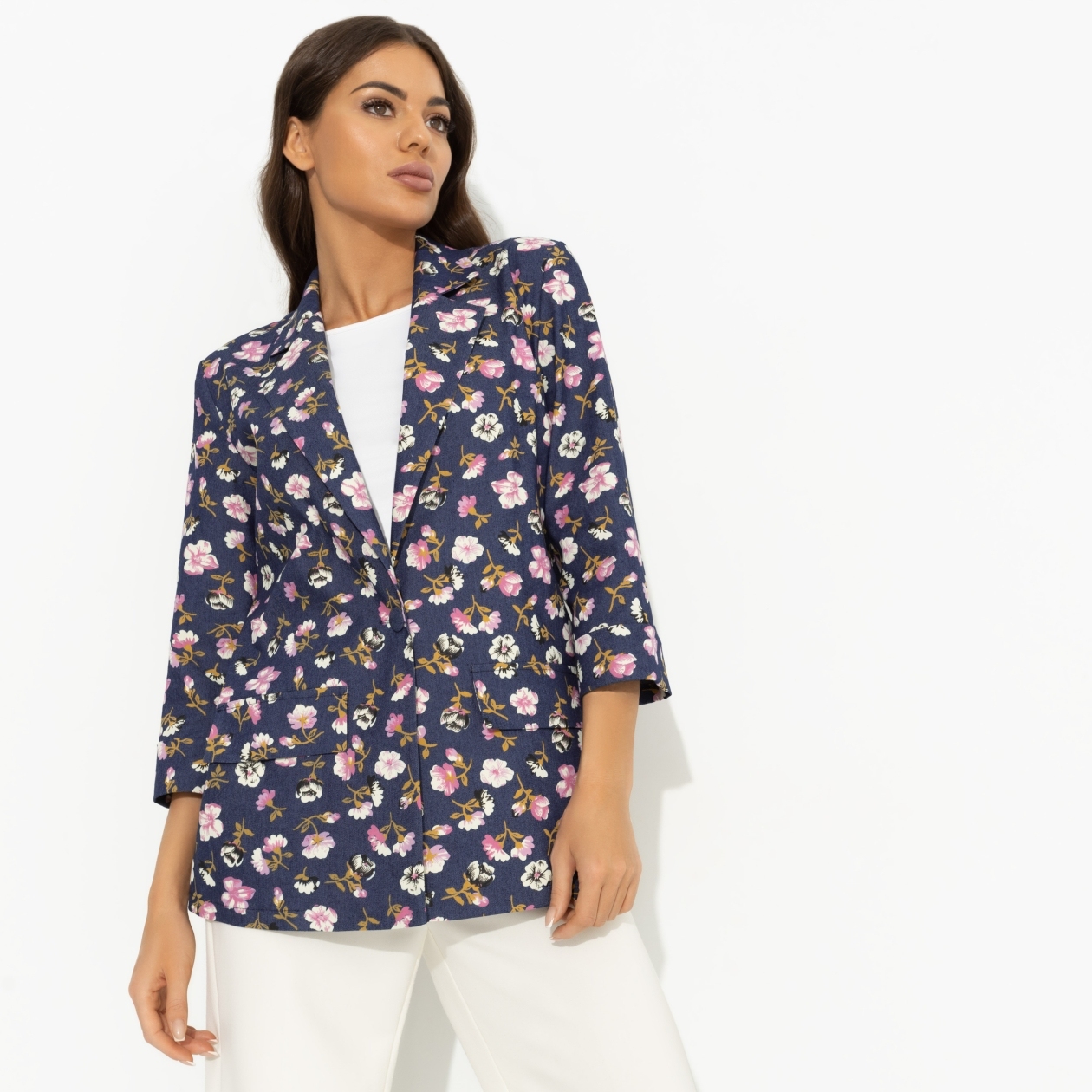 Жакет прямого силуэта, Всемирное признание (blue)