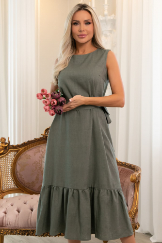 Платье Анисия (полынь) П13106-45М