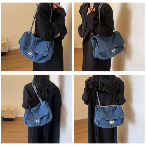 Женская джинсовая сумка D-5959 D BLUE