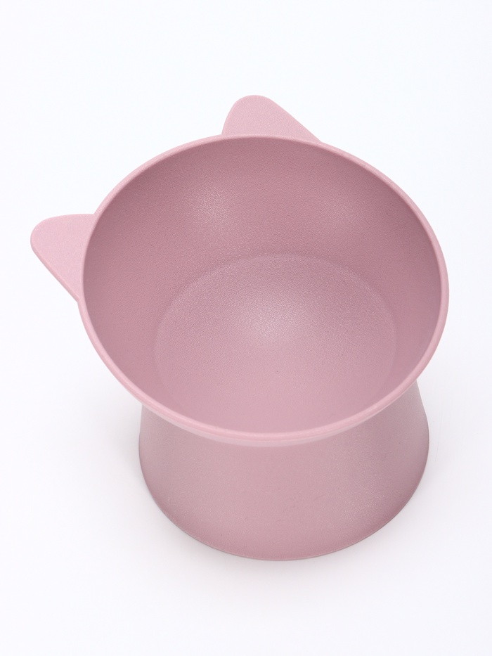 Миска для животных КИСА 0,2л, Soft-touch, лавандовый