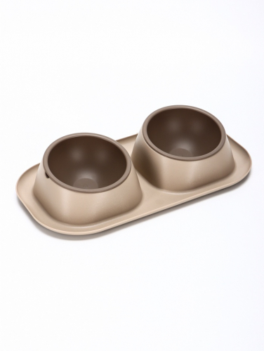 Миска для животных Дубль Макс 0,45 л/миска для медленого кормления 0,3 л Soft-touch