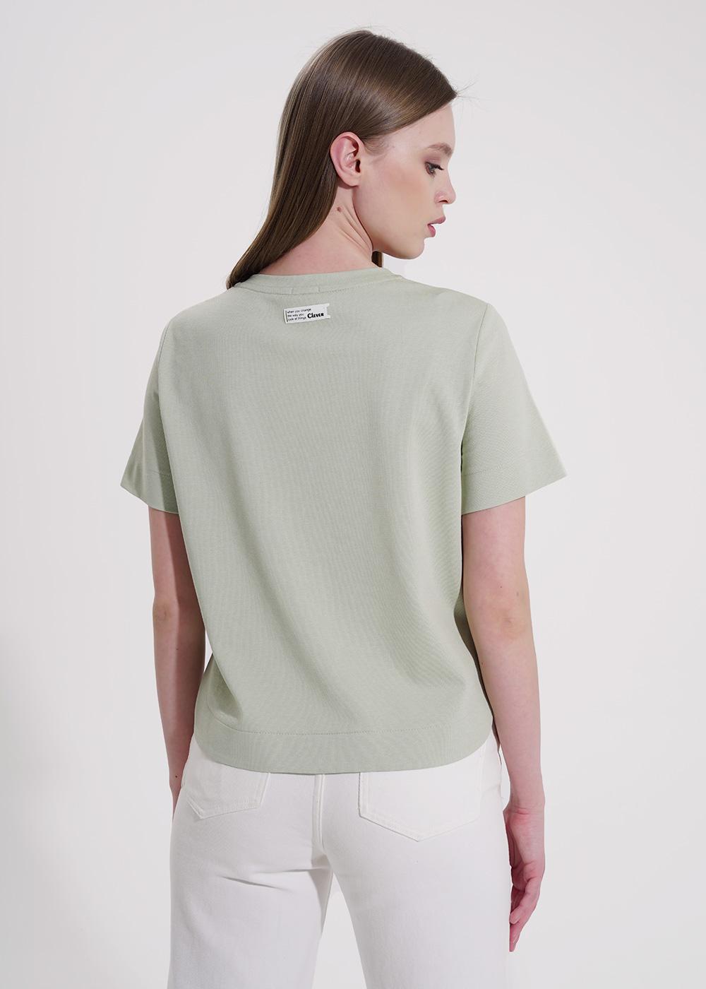 Ст.цена 890р CLE 256572зз Футболка женская 256572зз св.зелёный