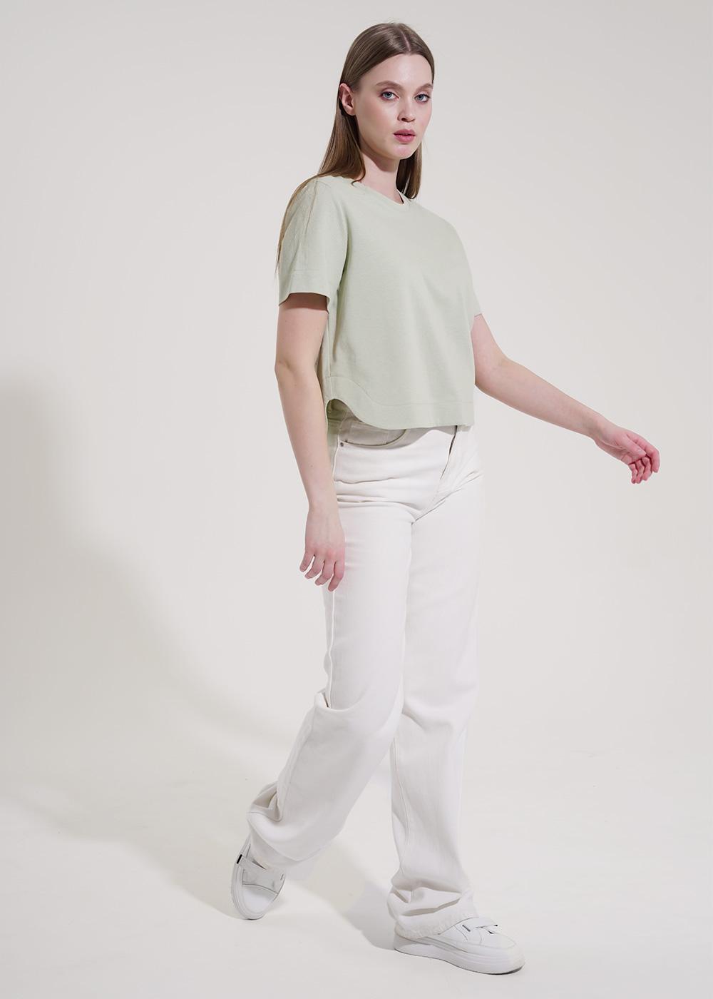 Ст.цена 890р CLE 256572зз Футболка женская 256572зз св.зелёный