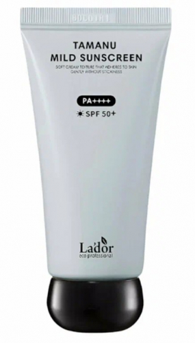 LA'DOR TAMANU MILD SUNSCREEN Мягкий гипоаллергенный солнцезащитный крем с маслом Таману 50мл