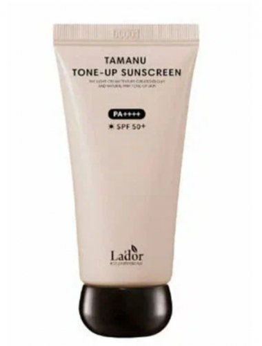 LA'DOR TAMANU TONE-UP SUNSCREEN Тонирующий солнцезащитный крем с маслом Таману 50мл