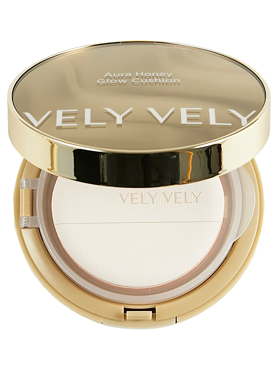 Тональная основа-кушон – 23 натуральный SPF50 Aura Honey Glow Cushion – Natural 15 гр