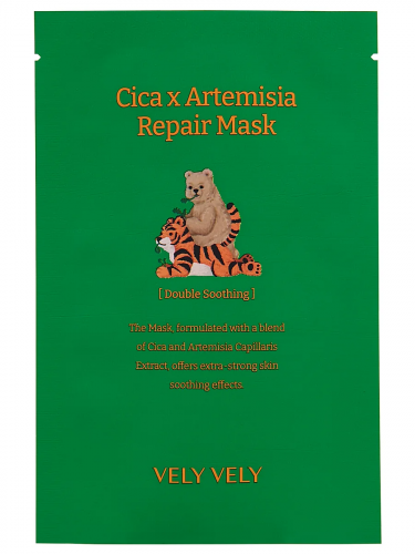 Восстанавливающая тканевая маска с экстрактом полыни и центеллы Cica X Artemisia Repair Mask 20 гр