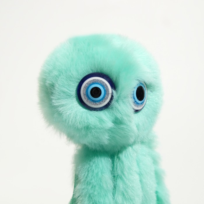 Игрушка для кошек «Осьминожек» из искусственного меха, до 19 см, мятная