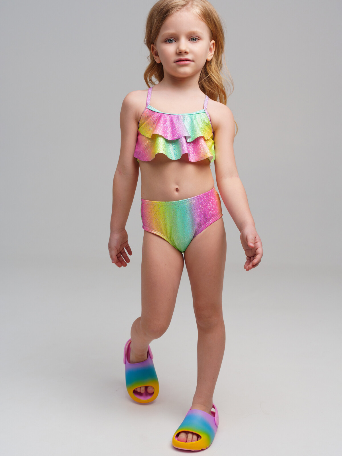 Купальный костюм трикотажный для девочек