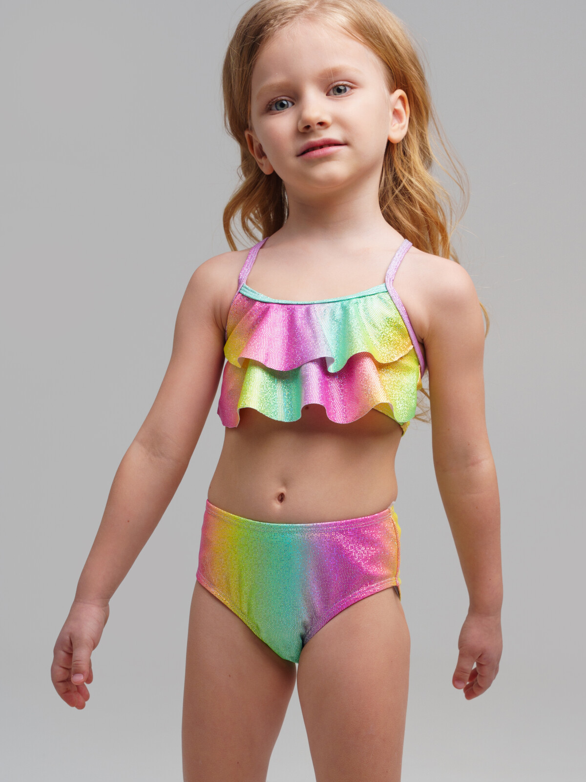 Купальный костюм трикотажный для девочек