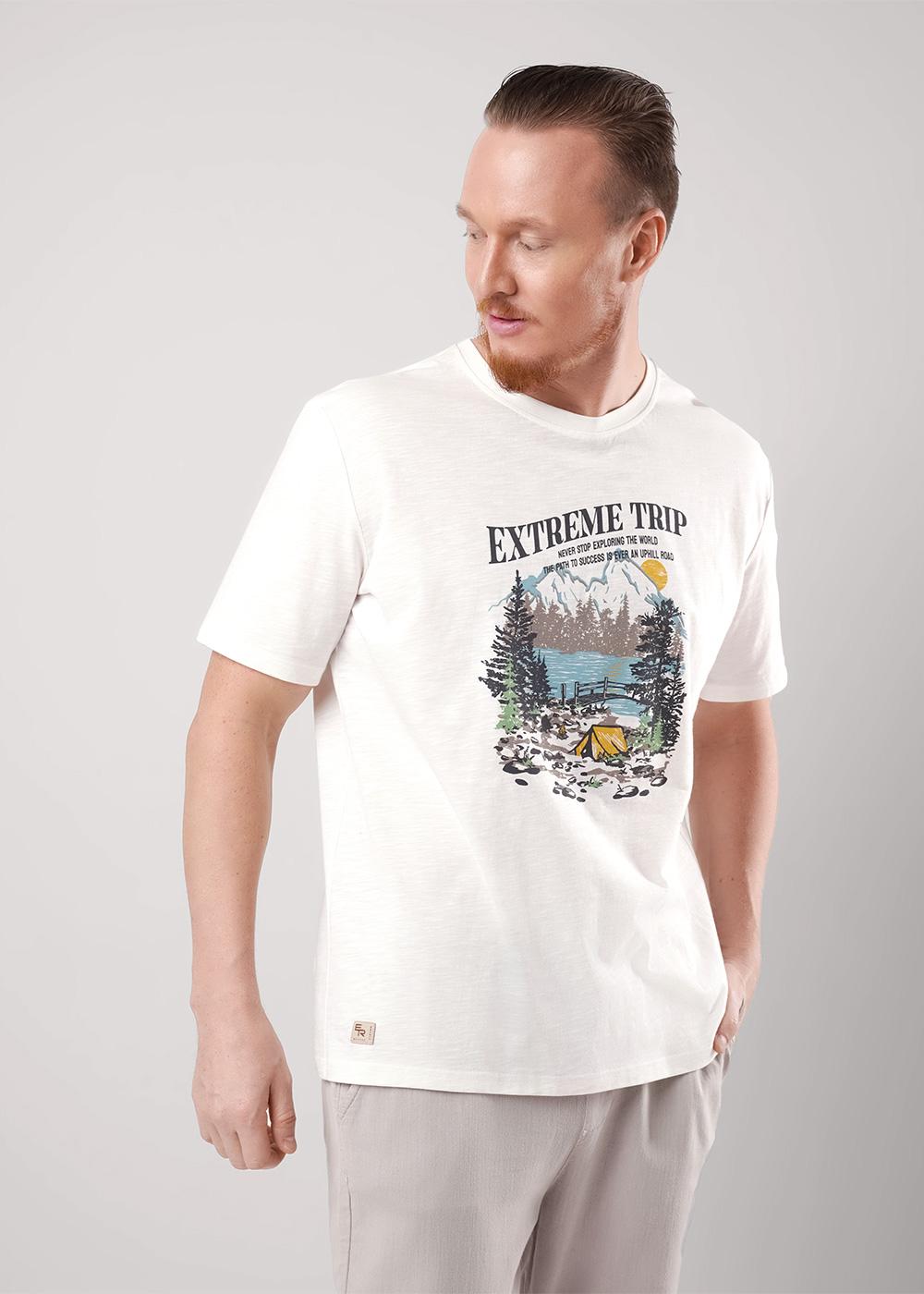 Ст.цена 849р CLE 550351/30о_п Футболка мужская 550351/30о_п молочный