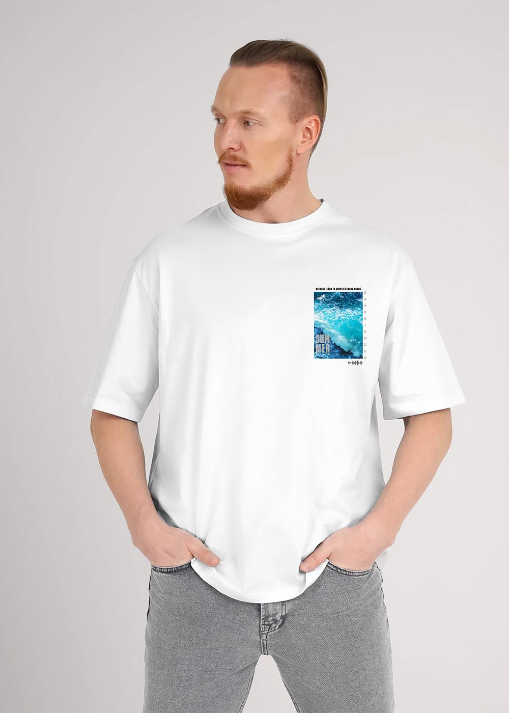 Ст.цена 849р CLE 552472/31кдт_п Футболка мужская 552472/31кдт_п белый