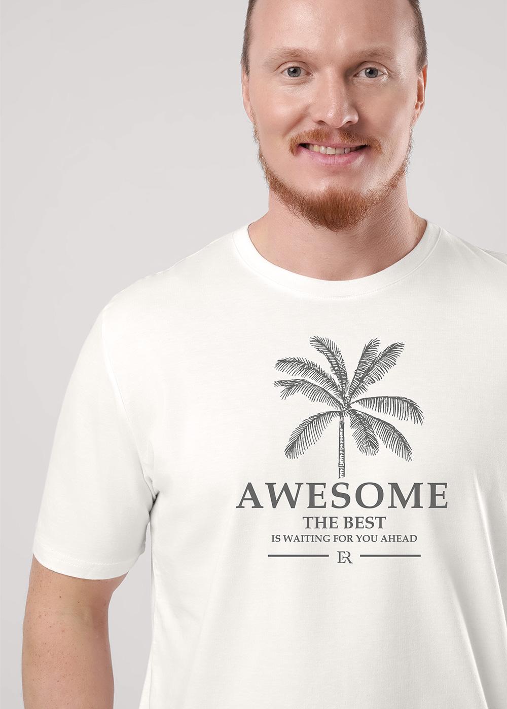 Ст.цена 749р CLE 550351/30кд_п Футболка мужская 550351/30кд_п молочный