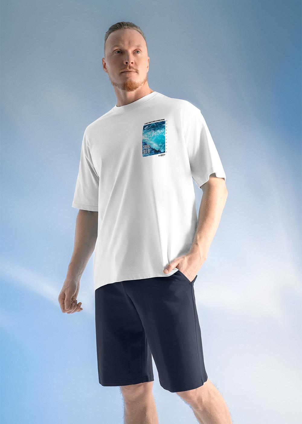 Ст.цена 849р CLE 552472/31кдт_п Футболка мужская 552472/31кдт_п белый