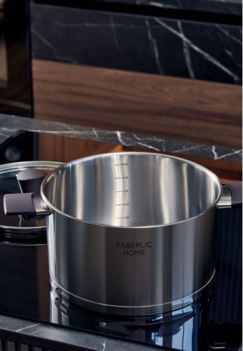 Кастрюля из нержавеющей стали 5,8 л Faberlic Home-