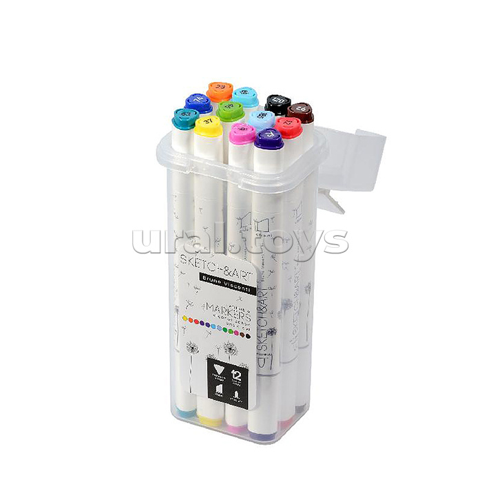 Набор двусторонних скетч-маркеров