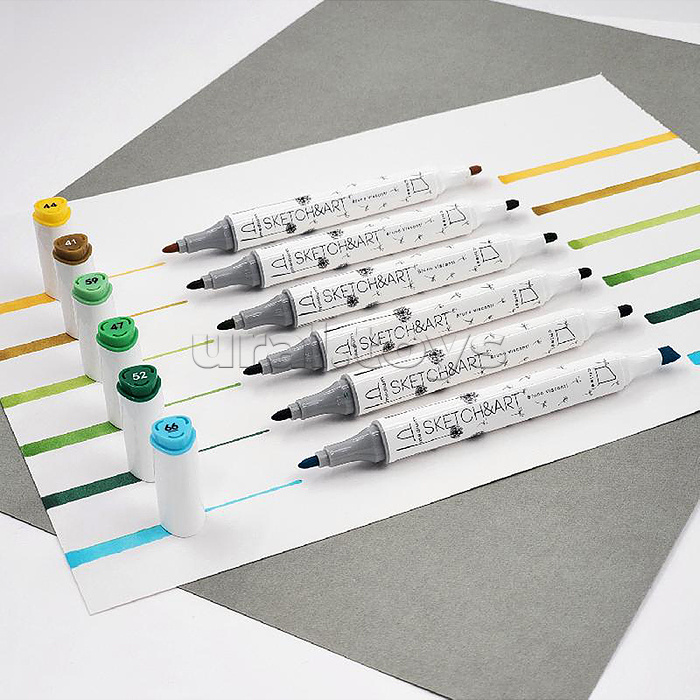 Набор двусторонних скетч-маркеров