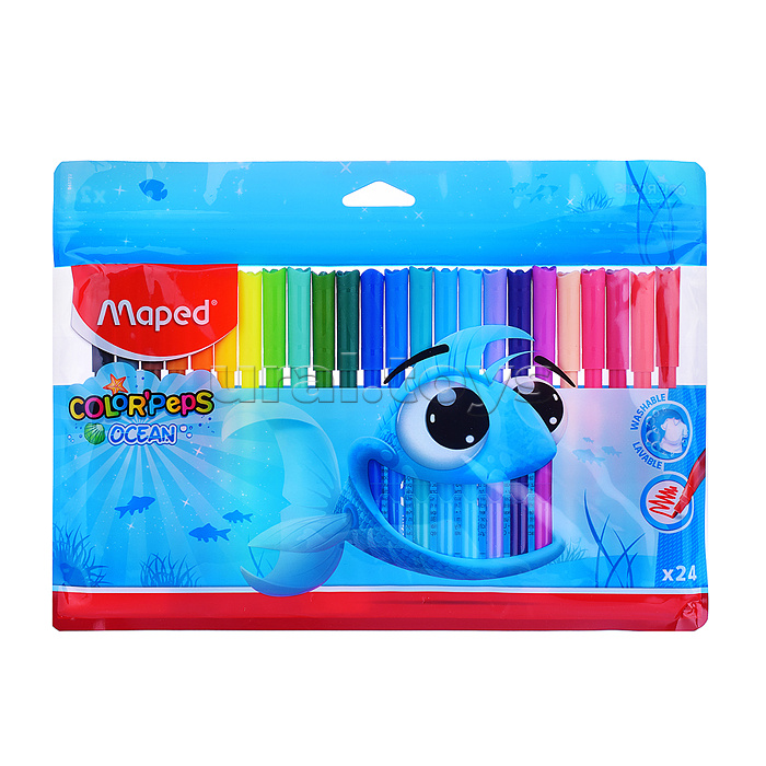 Фломастеры с заблокированным пишущим узлом