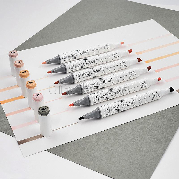 Набор двусторонних скетч-маркеров